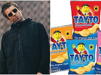 Liam Gallagher Hails Tayto As...